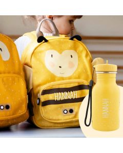 Kindergarten-Set Hummel, Rucksack und Flasche personalisierbar